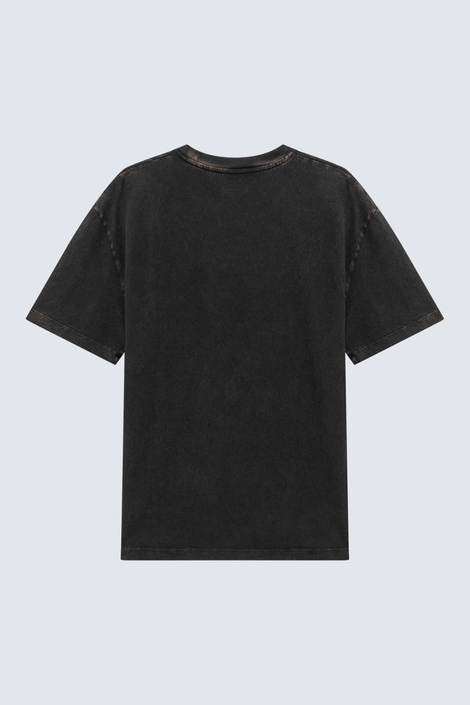CREW NECK T-SHIRT IN JERSEY WITH RICH CAT PRINT