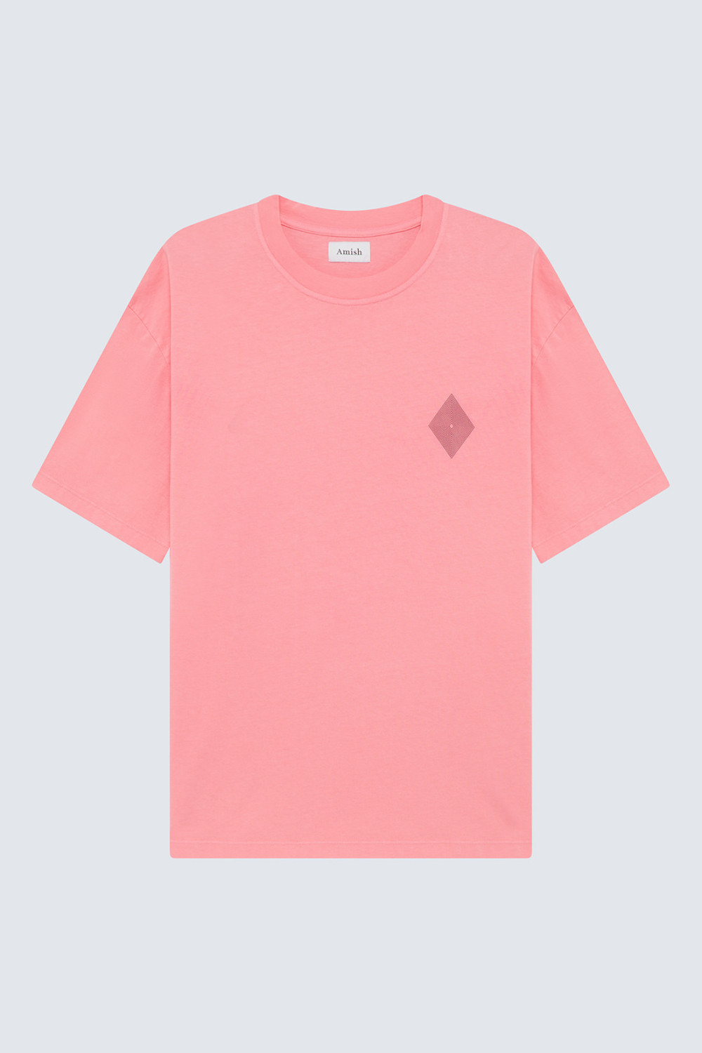 AMISH: T-SHIRT IN JERSEY WITH LOGO