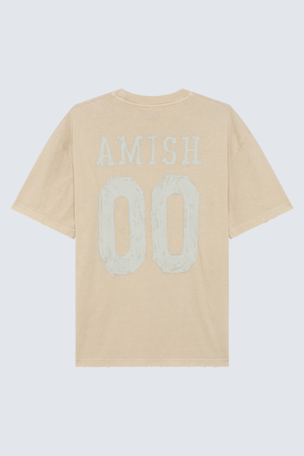 AMISH: T-SHIRT IN JERSEY WITH AMISH 00 LASER PRINT