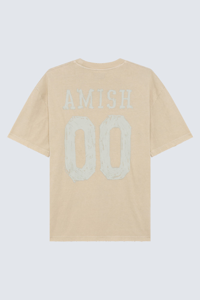T-SHIRT IN JERSEY WITH AMISH 00 LASER PRINT