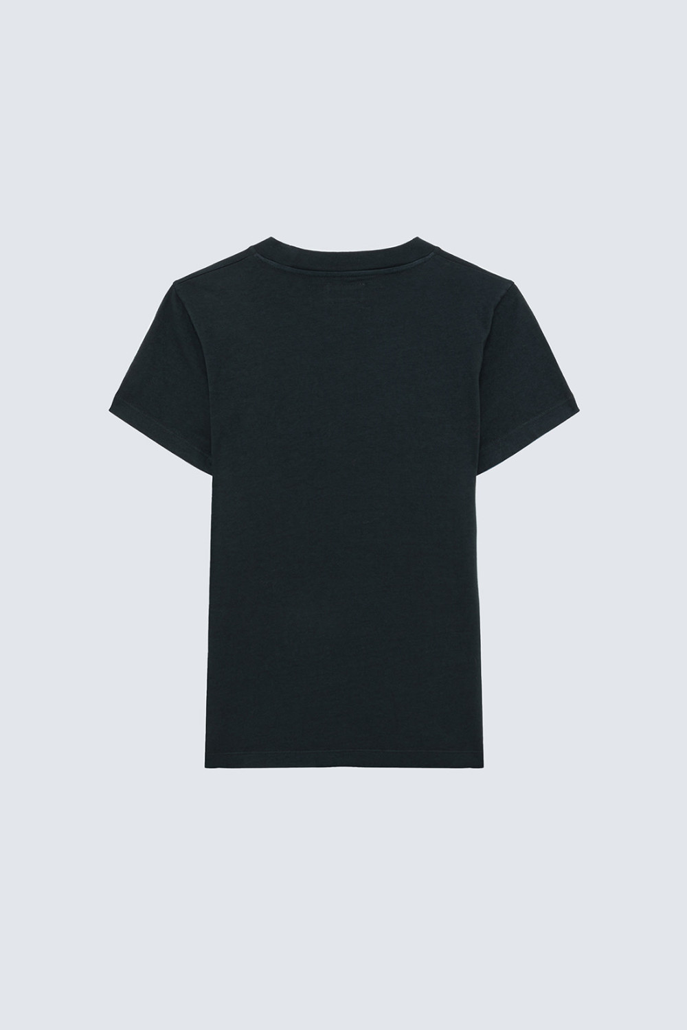 AMISH: T-SHIRT SLIM MICRO LOGO IN COTONE
