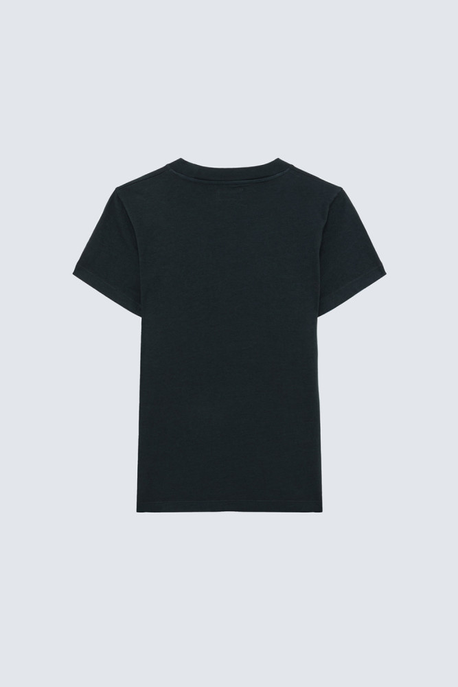 T-SHIRT SLIM MICRO LOGO IN COTONE