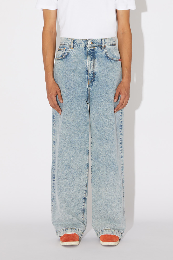 AMISH: REAL STONE WIDE JEANS