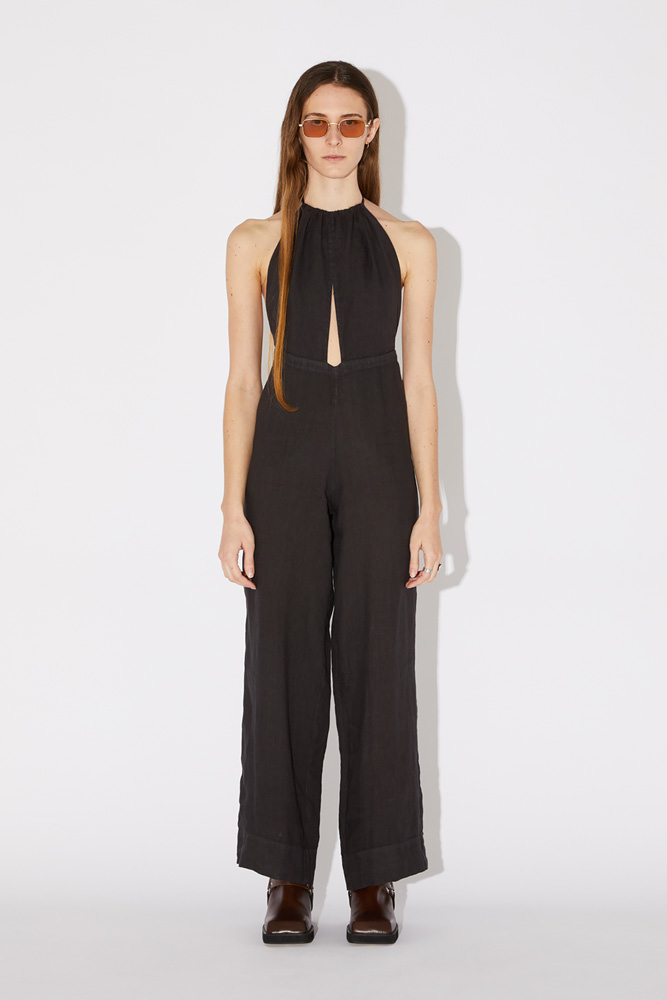 AMISH: JUMPSUIT FLARED IN LINO