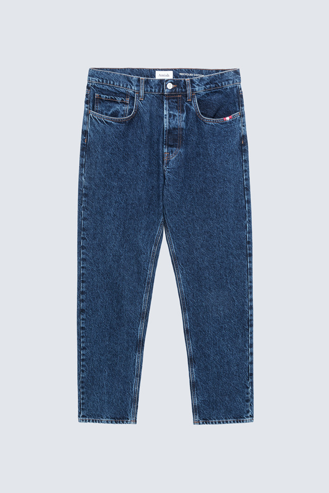 AMISH: JEREMIAH RECYCLED LIGHT STONE JEANS